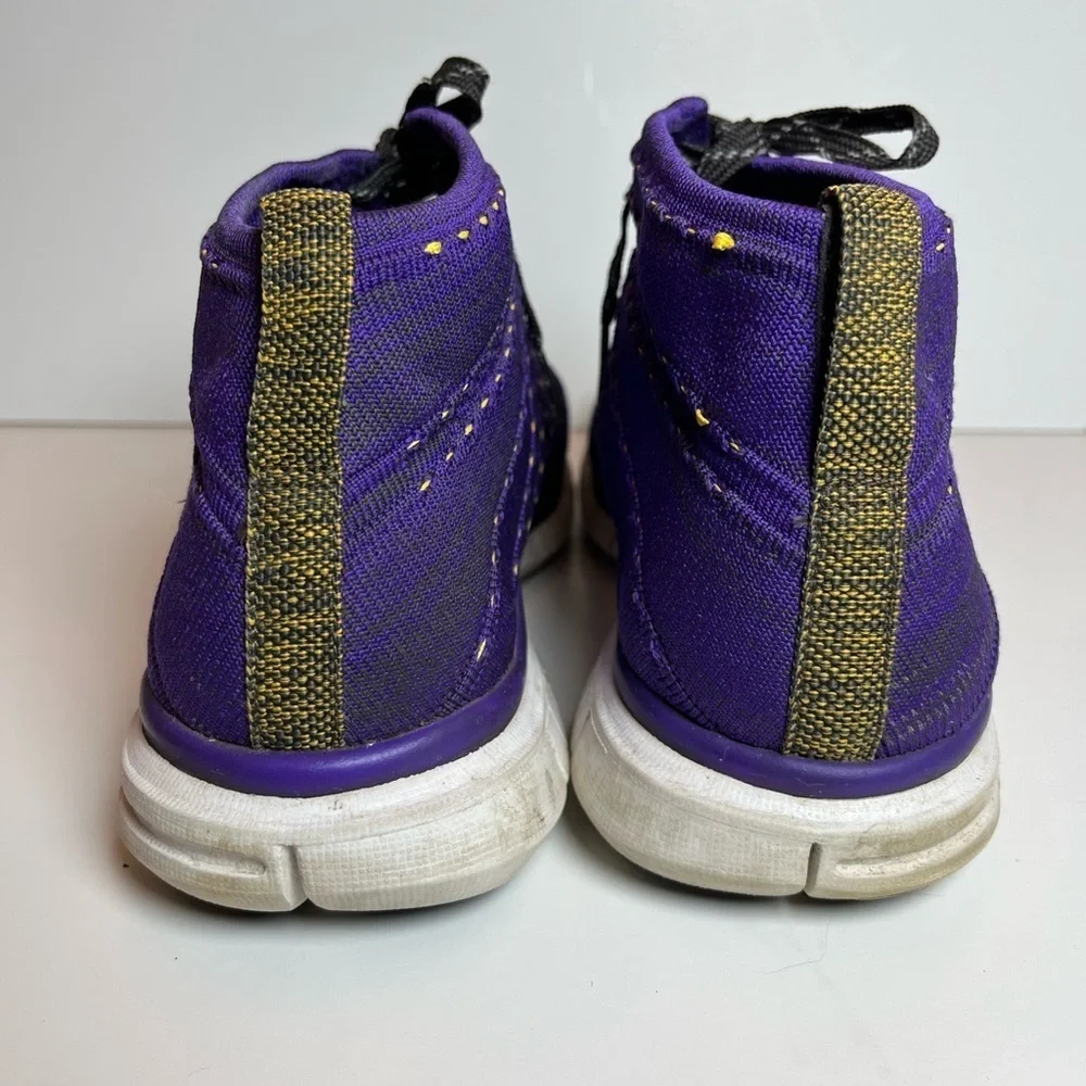 NIKE FREE FLYKNIT CHUKKA HYPER GRAPE 639700-500 MENS SHOE SIZE US 10 EU 44